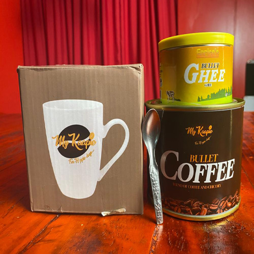 Start Your Morning with Bullet Coffee Using Enrico’s Pure Ghee and MyKaapie